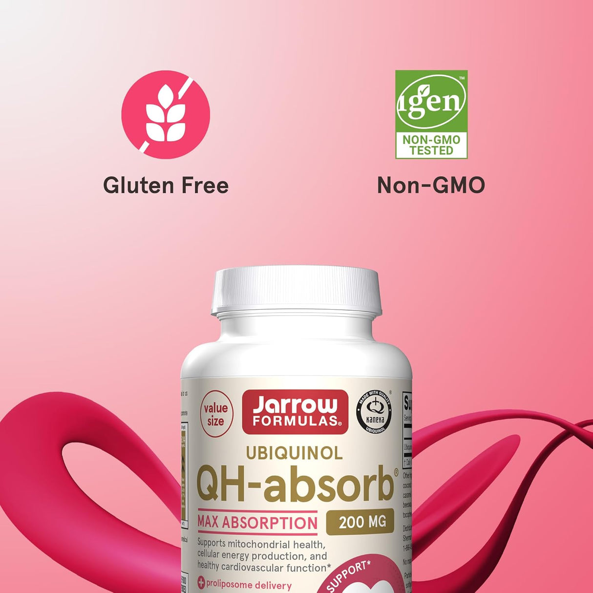 QH-Absorb CoQ10 200 mg Jarrow, Energía y Corazón, 90 cápsulas