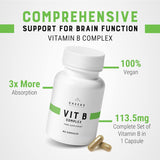 Cheers Complejo de Vitaminas B, 60 Cápsulas, Alta Absorción, Vegano