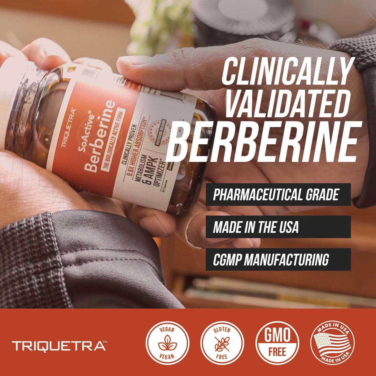 Berberina Fitosoma 550 mg: Absorción 9.6x, 60 Dosis