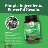 Cápsulas de Selenio 200 mcg  Antioxidante y Tiroideo