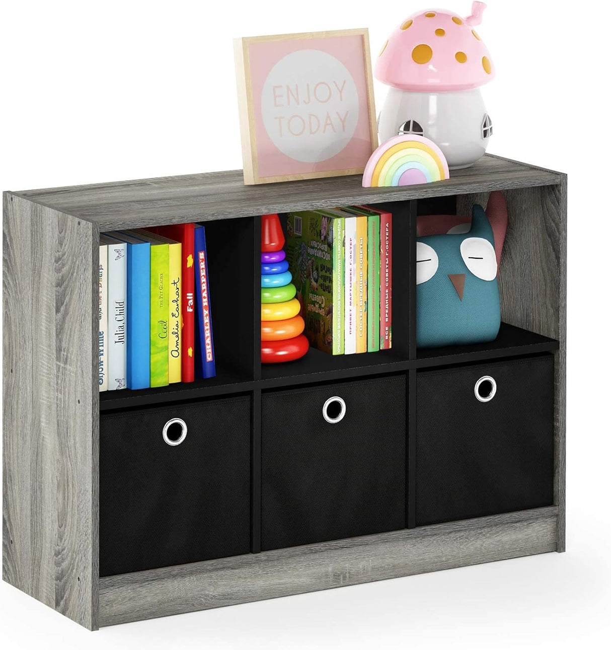 Estantería Cubo 3x2 Furinno con Bins, Organizador Básico