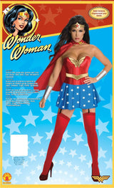 Disfraz de corsé de mujer maravilla DC Comics de Secret