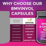 BMVINVOL Suplemento de Inositol con Berberina, 120 cápsulas