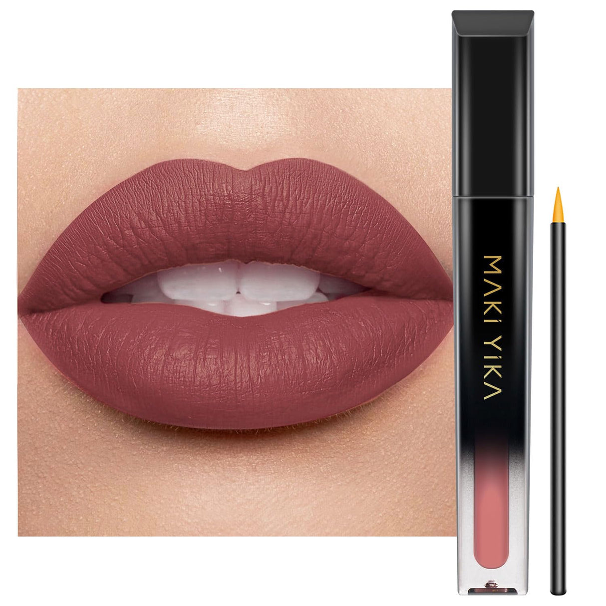 Barra de Labios Líquida Mate Larga Duración y Resistente