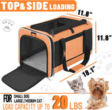 Transportín para Gatos y Perros Shih-Tzu 18x12x12 Modelo 10lbs