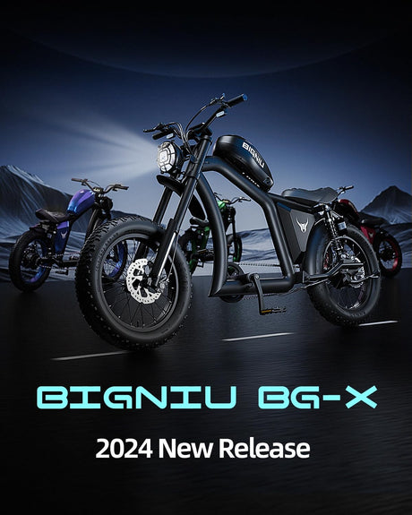 Bicicleta Eléctrica BG-X 1500W, 48V/31.5Ah, Doble Suspensión