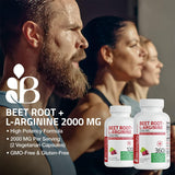 Bronson Raíz de remolacha + L-arginina 2000 mg nítrico 120u