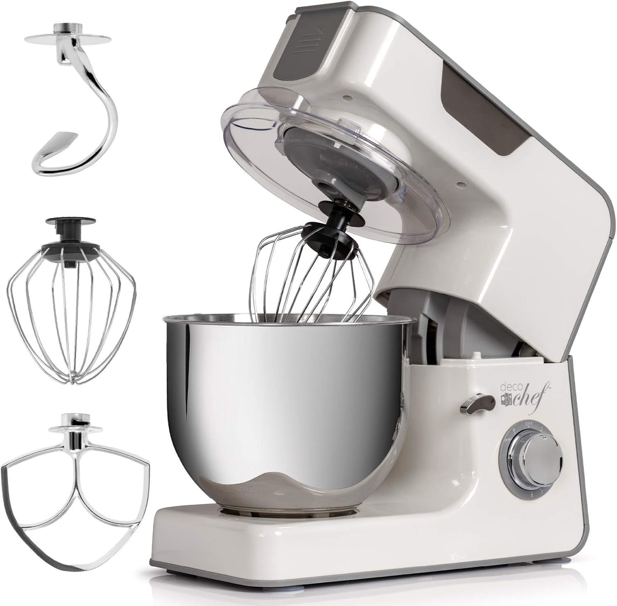 Mezcladora Deco Chef 5.5 QT, 550W, 8 Velocidades, Modelo 2023