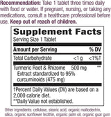 Suplemento Nature's Way Extracto de cúrcuma, 95% 500 mg