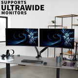 Soporte Doble para Monitores VIVO, Heavy Duty, STAND-V202Q