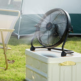 VEVOR Ventilador de piso recargable 16'', 360° pivotante, potente