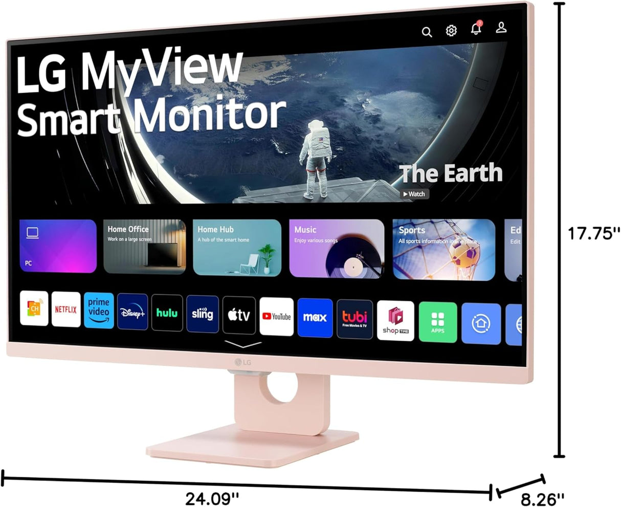 Monitor LG 27SR50F-P 27 FHD, IPS, webOS 23, HDR 10