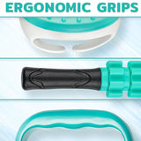 EcoEarth Kit de Masaje 3 en 1 - Rodillo, Scrubber y Masajeador
