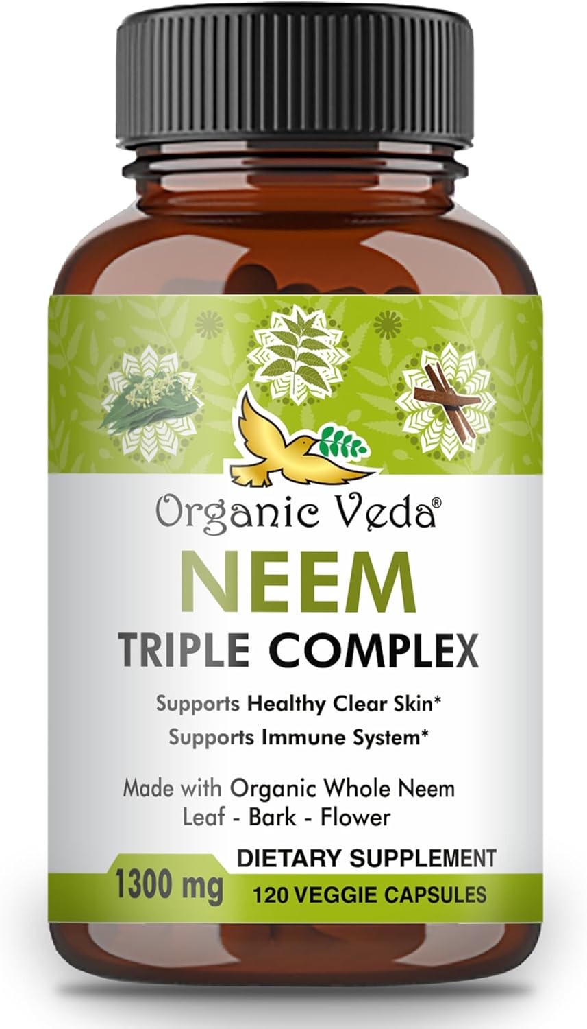 Suplemento Organic Veda  herbales para piel clara 120 unidad