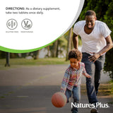 NaturesPlus Hierro - 40 mg, 90 Tablets, Vegetarian, Sin Gluten