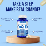 CoQ10 400mg Vegano Suplemento Ubiquinona 100 Cápulas
