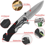 Cuchillo de bolsillo para hombre plegable multiherramienta