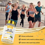 Aceite de Orégano en Cápsulas Naturales, 300mg, con Semilla Negra, Sin Gluten