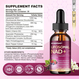 Liposomal NAD Líquido 1200mg - Salud Celular y Antiedad