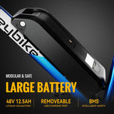 Bicicleta Eléctrica Heybike Race Max 750W, 28mph, 600WH