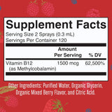 Vitamina B12 orgánica USDA  Suplemento de vitamina B12