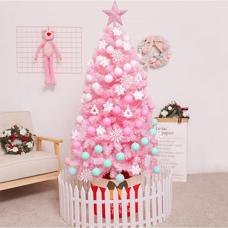 Árbol de Navidad 4FT, con soporte de metal, decorativo, modelo Xmas