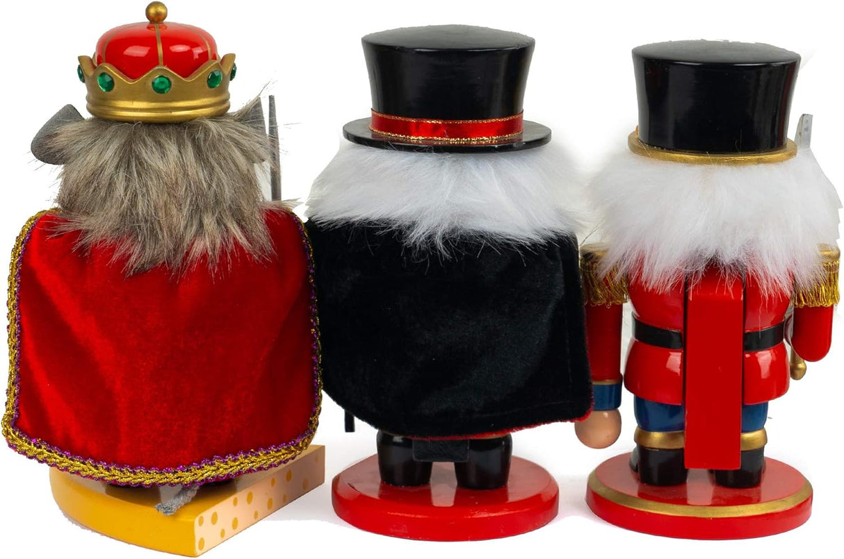 Figuras de Nutcrackers FUNPENY, 7'' Soldado y Pirata, 3 Pzs