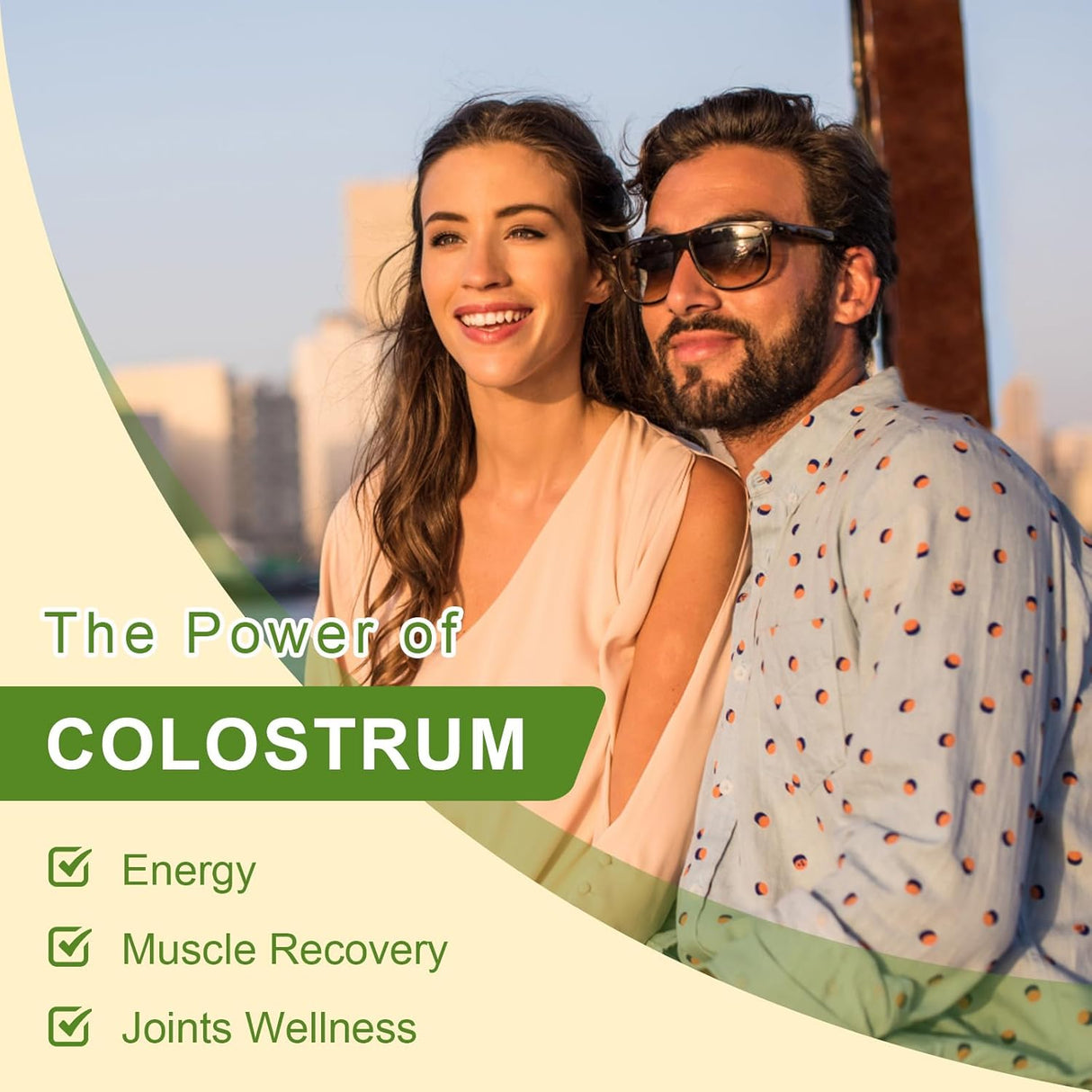 Suplemento de Calostro Bovino Orgánico 1200mg - 120 cápsulas