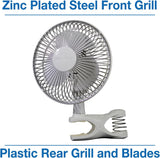 Ventilador Clip-On 2 Velocidades Air King 9145 de 6 Pulgadas