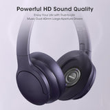 Auriculares Bluetooth Inalámbricos Over Ear, 90H Autonomía, EQ 3 Modos