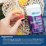 Trace Minerals Zinc Gummies - Suplemento con Elderberry, 60 Gummies