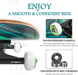 Patineta Completa 31''x8'', Madera de Arce, Doble Kick
