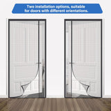 Puerta Mosquitera Magnética Apertura Lateral PET Mejor que Fibra