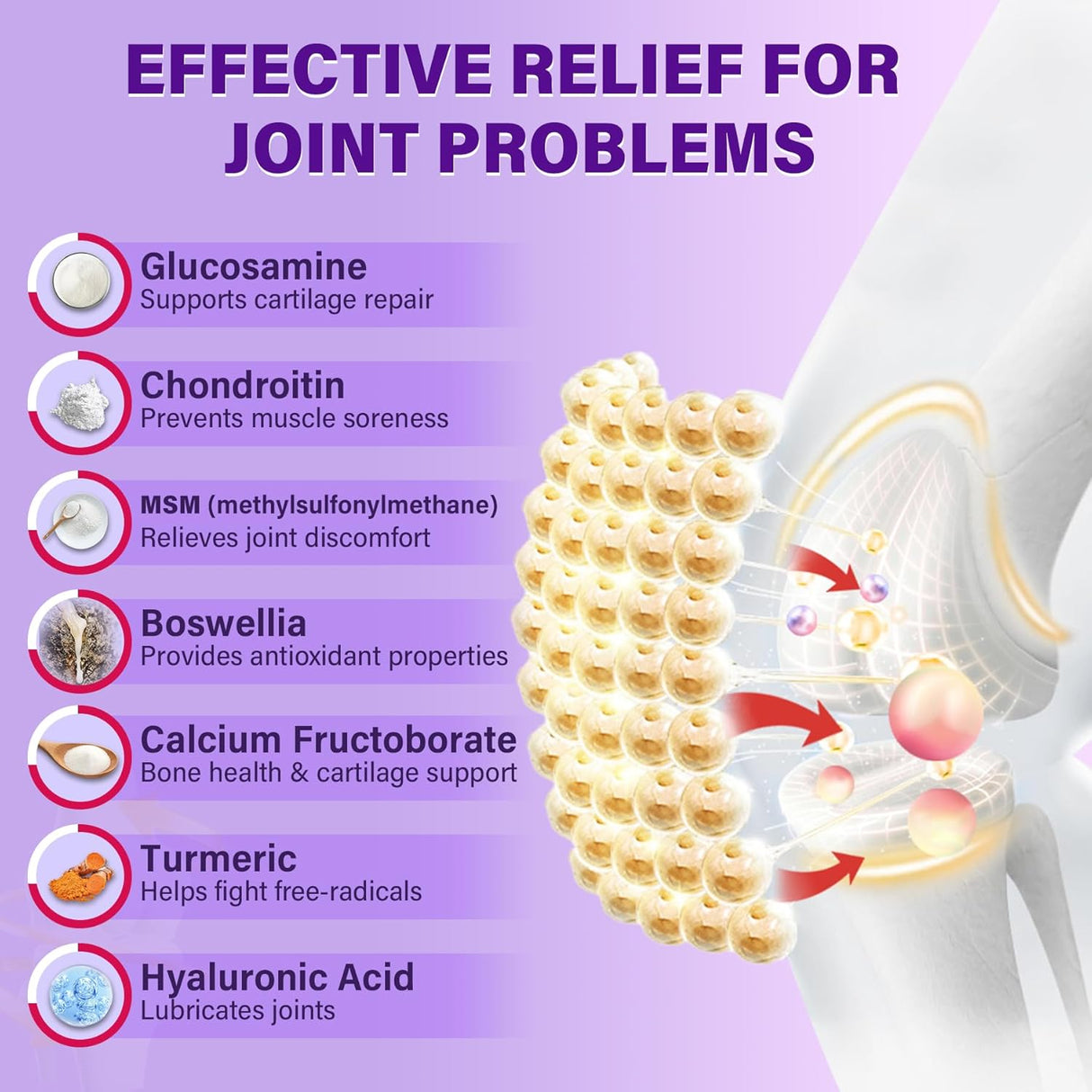 Gomitas de Glucosamina Chondroitin, Suplemento Extra Fuerte