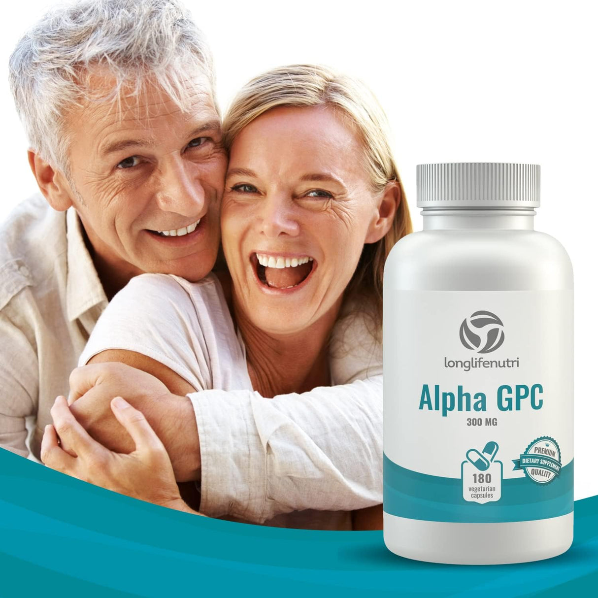 Suplemento Alpha GPC 300 mg - Mejora Cognitiva y Memoria