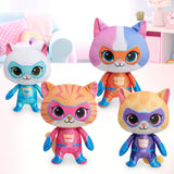Peluche SuperKitties Ginny, Juguete Disney Junior, 7 pulgadas