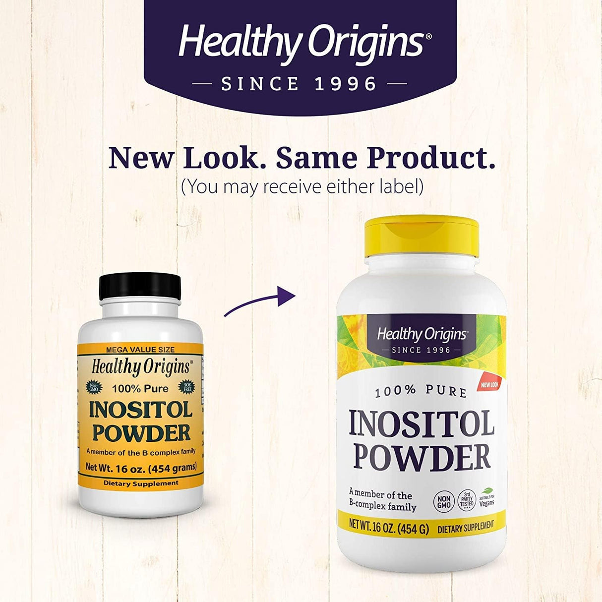 Suplemento Polvo de inositol puro sin OMG sin gluten