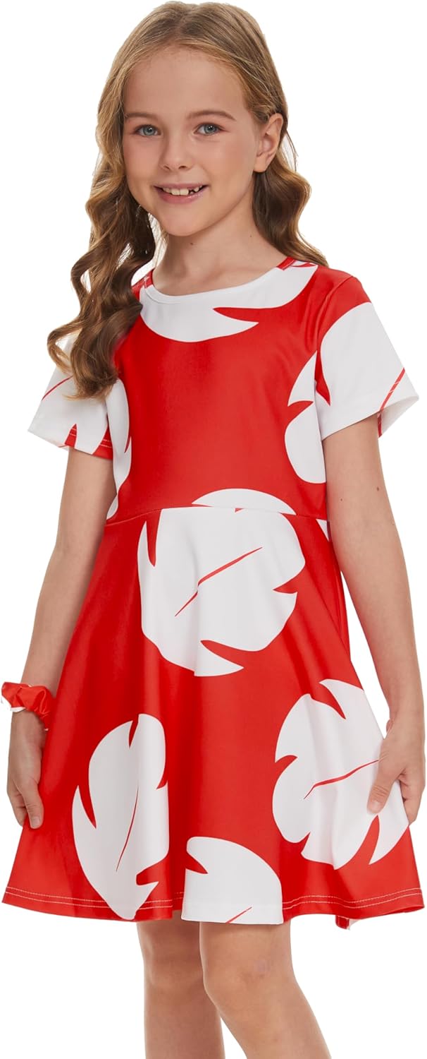 Disfraz de Princesa Hawaiana para Niñas Lilo 4-5T Verano