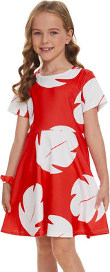 Disfraz de Princesa Hawaiana para Niñas Lilo 4-5T Verano
