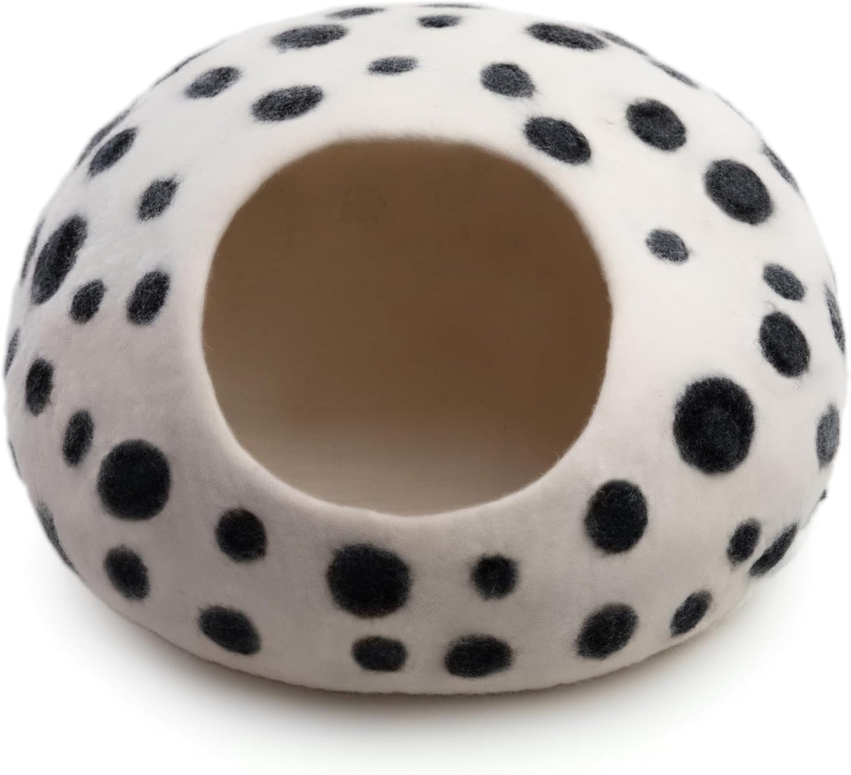 Cueva para gatos de lana merina Woolygon - Ecoamigable, plegable