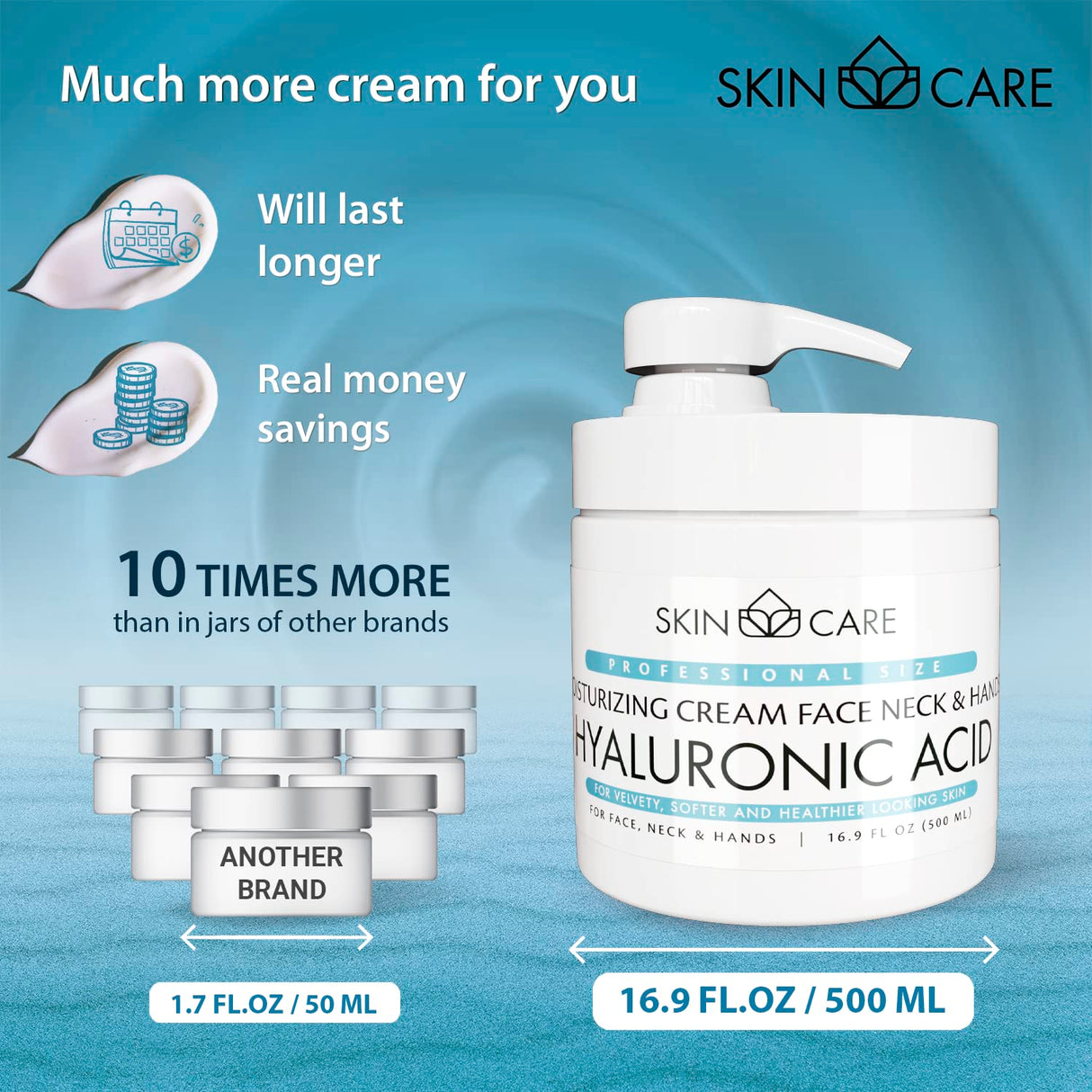 Crema hidratante 3 en 1 con ácido hialurónico Skin Care