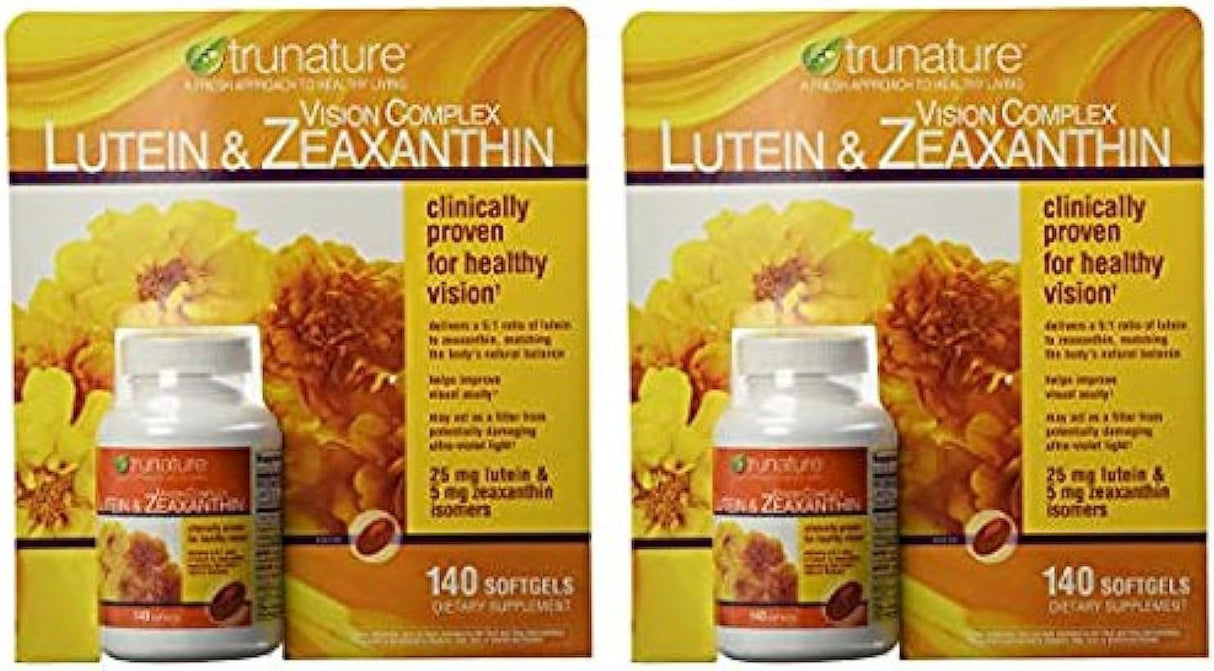Suplemento de Visión Trunature, Luteína y Zeaxantina, 140 Caps.