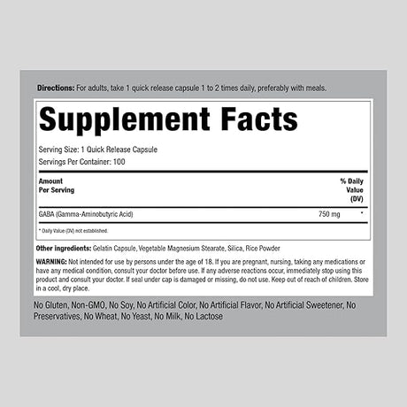 Suplementos de ácido gamma aminobutírico