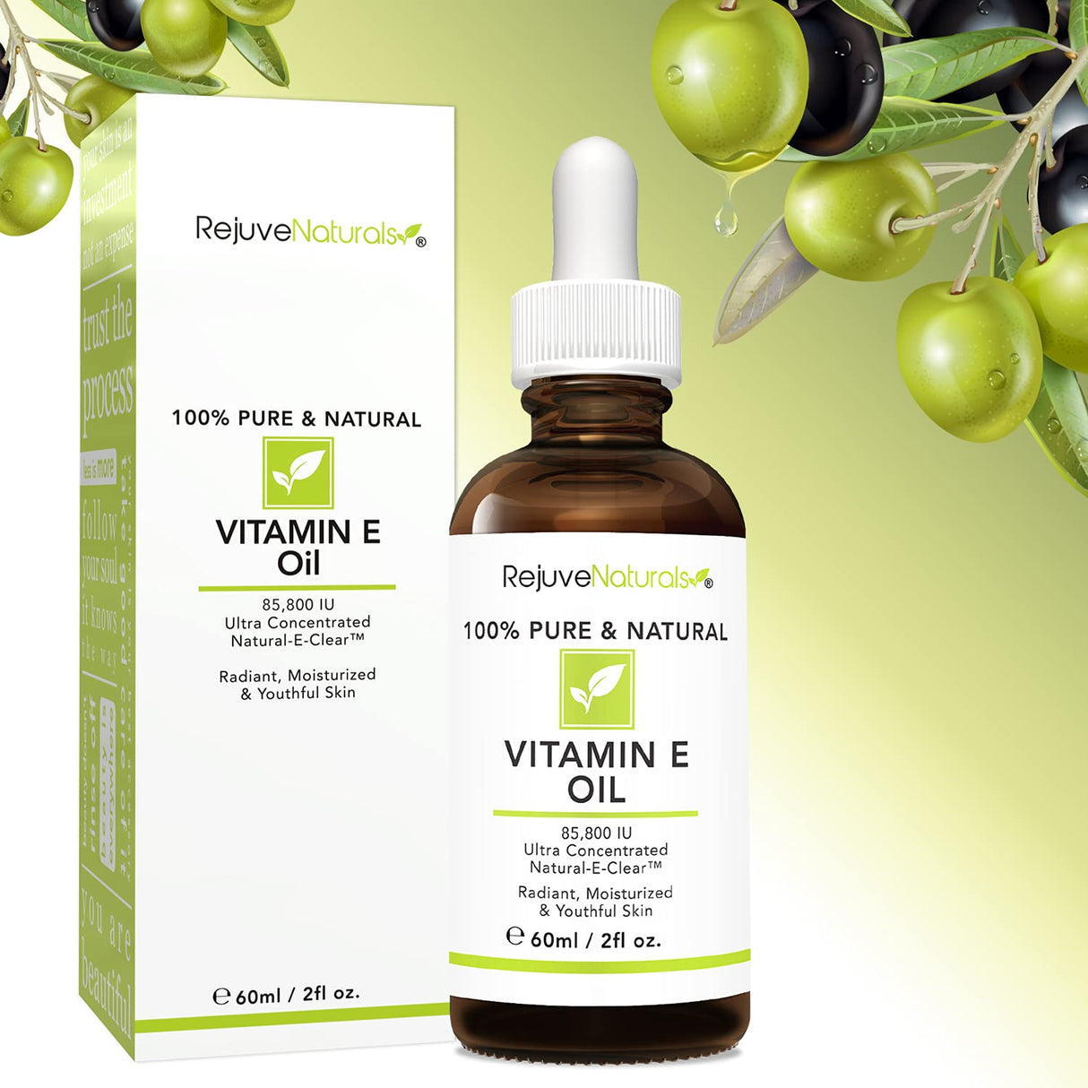 Aceite de Vitamina E Puro para Reparar Piel Seca y Dañada