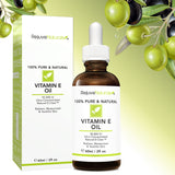 Aceite de Vitamina E Puro para Reparar Piel Seca y Dañada