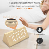 Reloj Despertador Digital DreamSky con USB , Modelo 2023