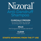 Shampoo anticaspa con 1% de ketoconazol de 14 onzas Nizoral