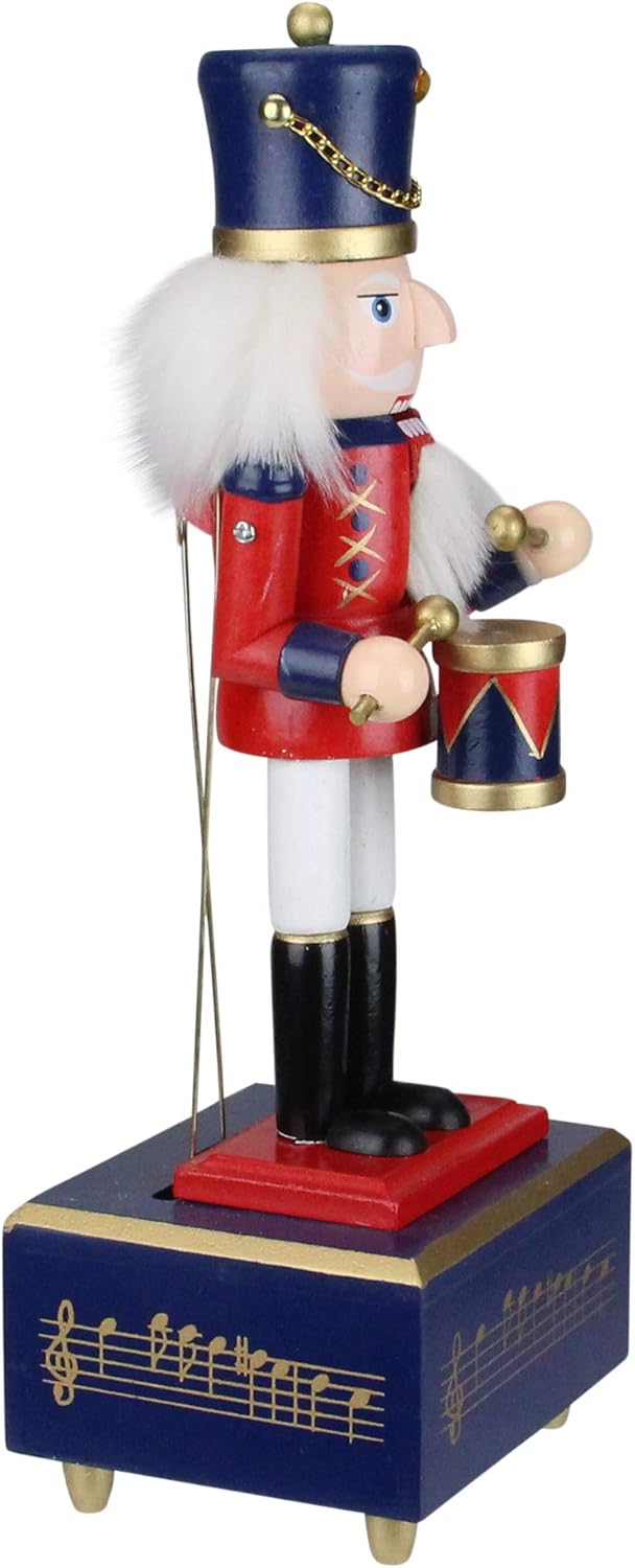Figura Navideña Animada y Musical Nutcracker Drummer de Northlight