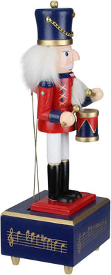 Figura Navideña Animada y Musical Nutcracker Drummer de Northlight