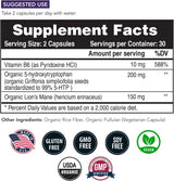 Suplementos Alimenticios además de vitamina B6 y melena